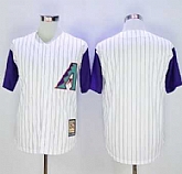 Arizona Diamondbacks Blank White Hall Of Fame Cool Base Stitched Baseball Jersey,baseball caps,new era cap wholesale,wholesale hats